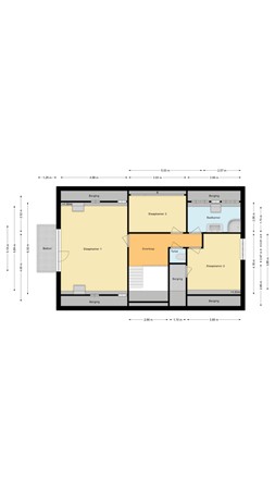 Plattegrond - Breudijk 1, 3481 LM Harmelen - Eerste verdieping.jpg